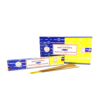 Благовония Satya Combo Nag Champa-Tropical LemonGrass 16 гр - Благовония - Благовония - Магазин домашних увлечений homehobbyshop.ru